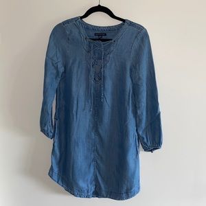 AMERICAN EAGLE OUTFITTERS DENIM DRESS SIZE S/P/CH